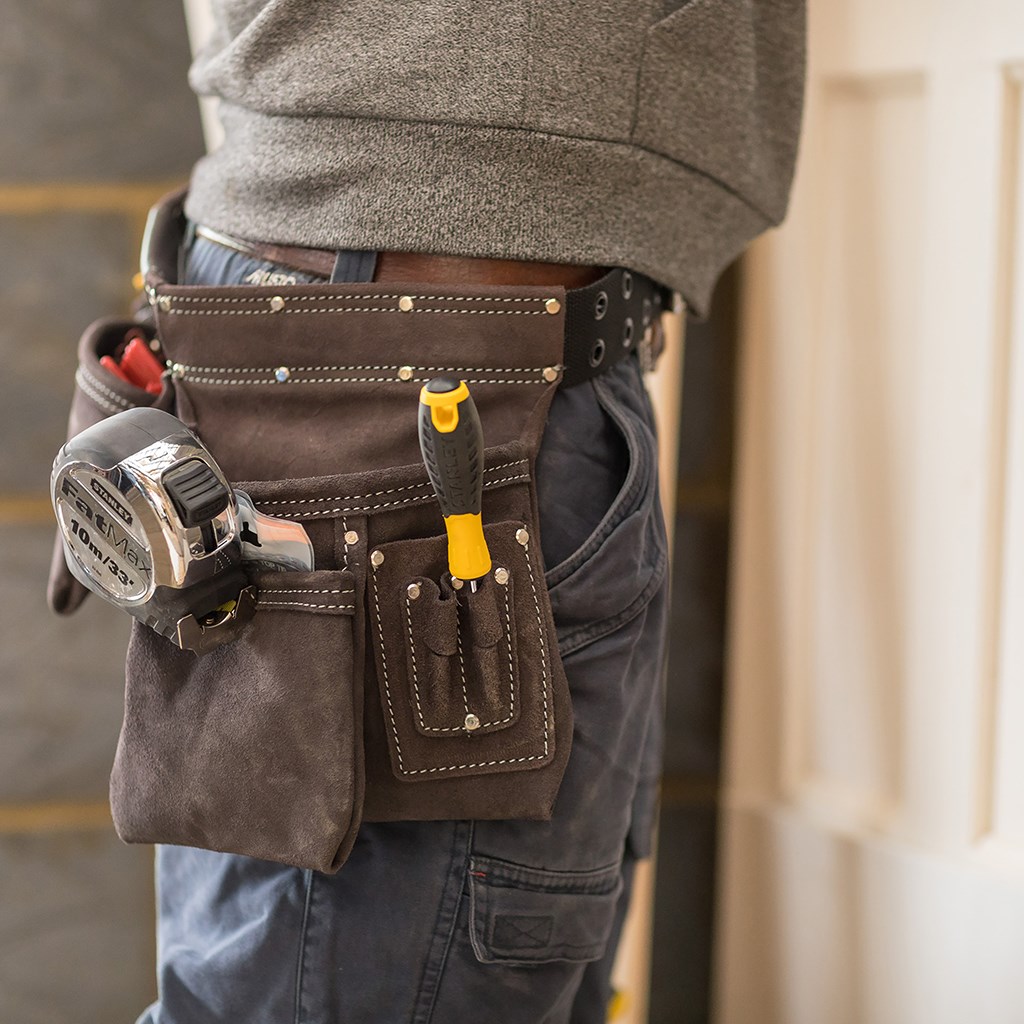 Produktbild Stanley Werkzeugschürze aus Leder - Anwendung bild 12
