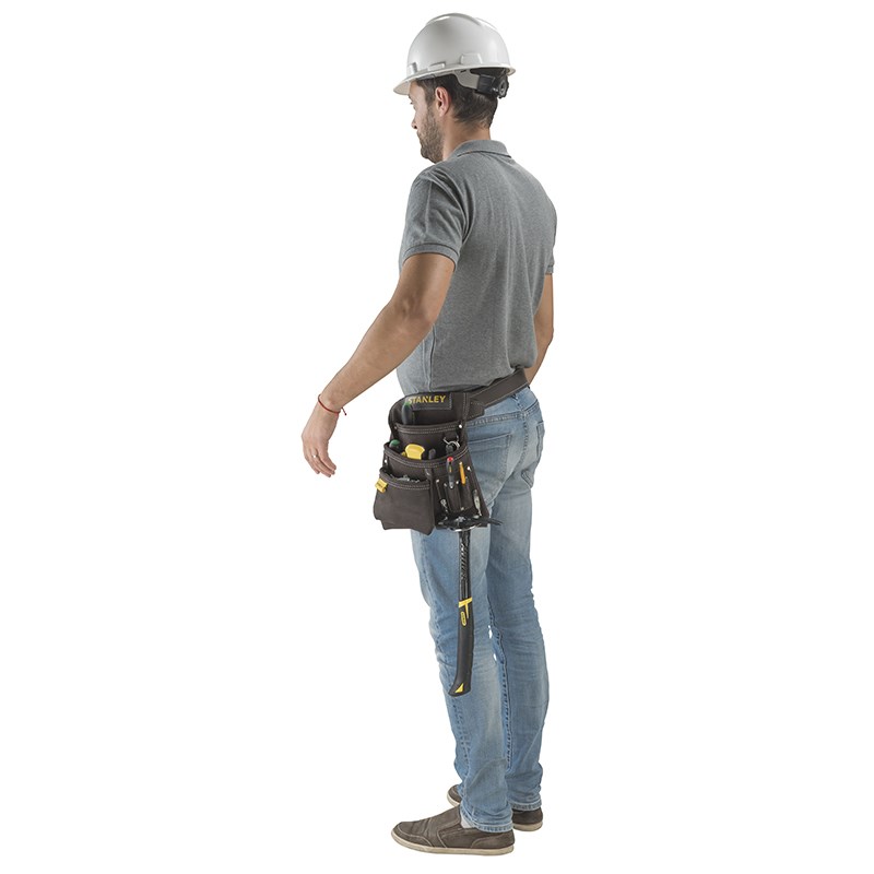 Produktbild Stanley Werkzeug- und Hammertasche aus Leder - Anwendung bild 6