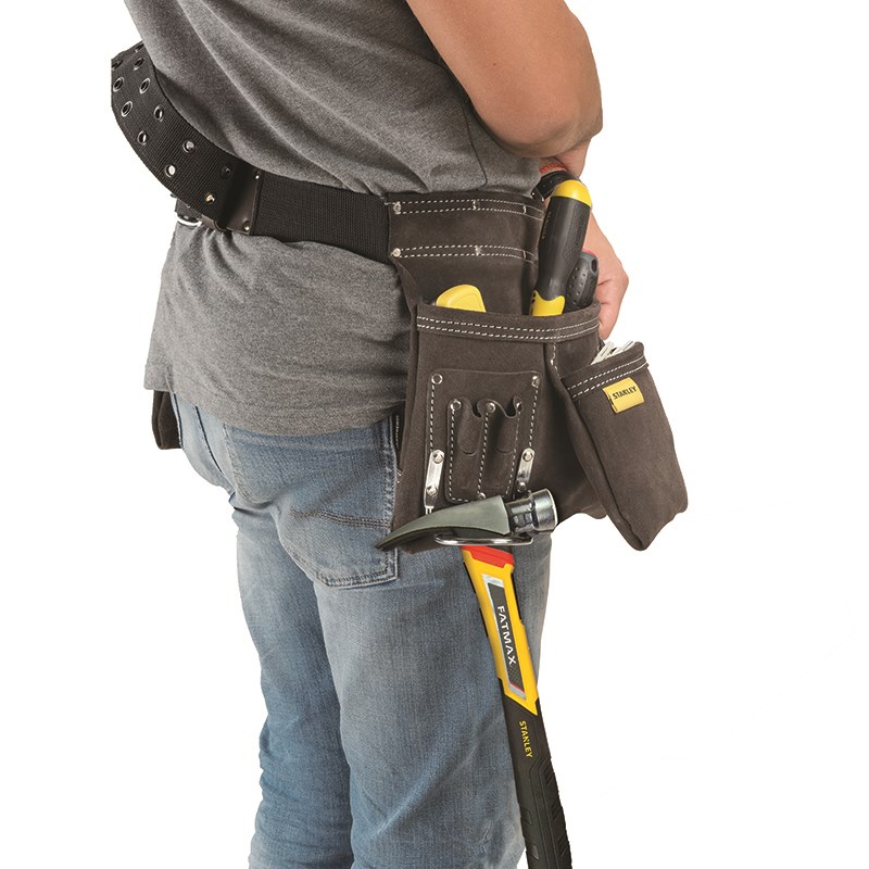 Produktbild Stanley Werkzeug- und Hammertasche aus Leder - Anwendung bild 8