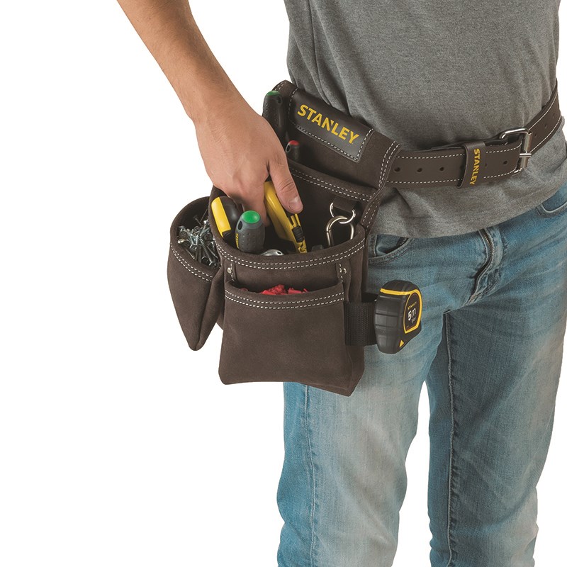 Produktbild Stanley Ledergürtel Breite 4,5 cm, Länge 126 cm 16 Loch - Anwendung bild 6