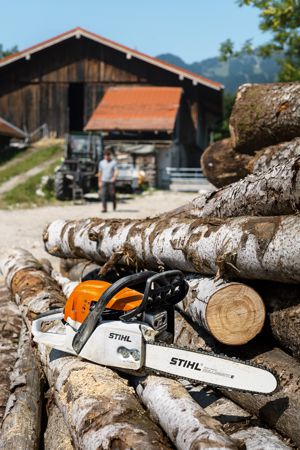 Stihl Kettensägen - Sägen Beispiel