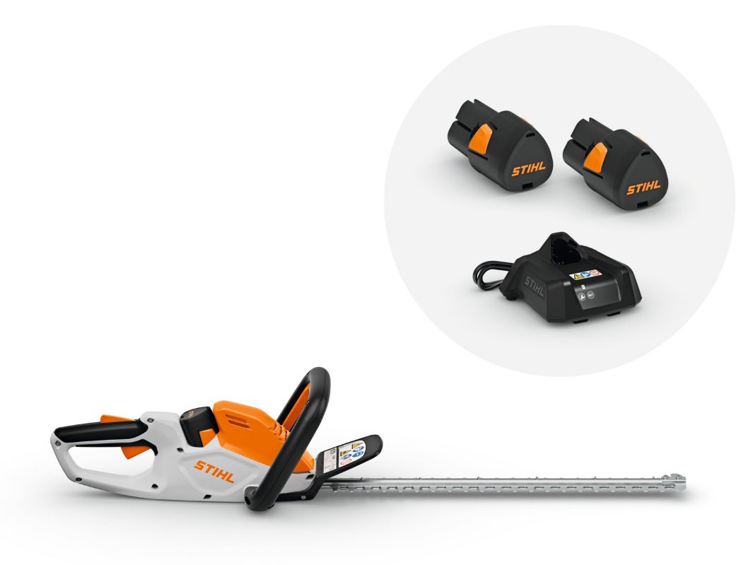 Produktbild STIHL Akku Heckenschere HSA 40 Set mit 2 x Akku AS 2 und Ladegerät AL 1