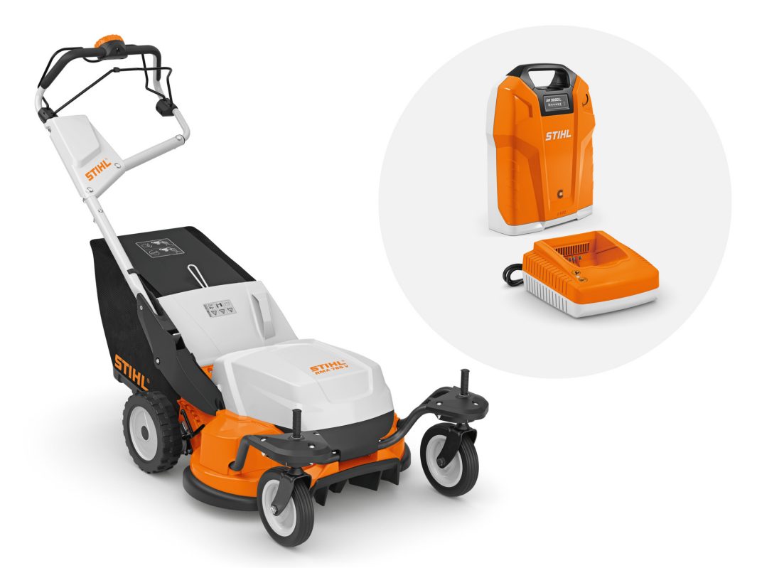 Produktbild STIHL Akku Rasenmäher RMA 765 V Set AR 3000 L mit AL 501