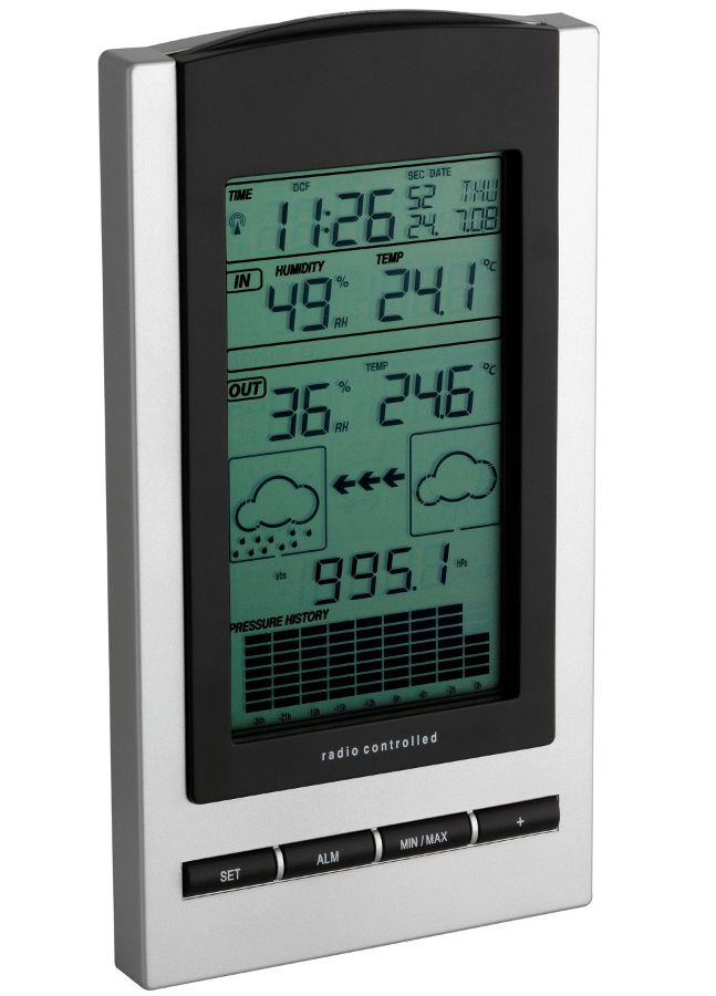 Produktbild TFA Funkwetterstation Gaia inklusive Sender silber schwarz