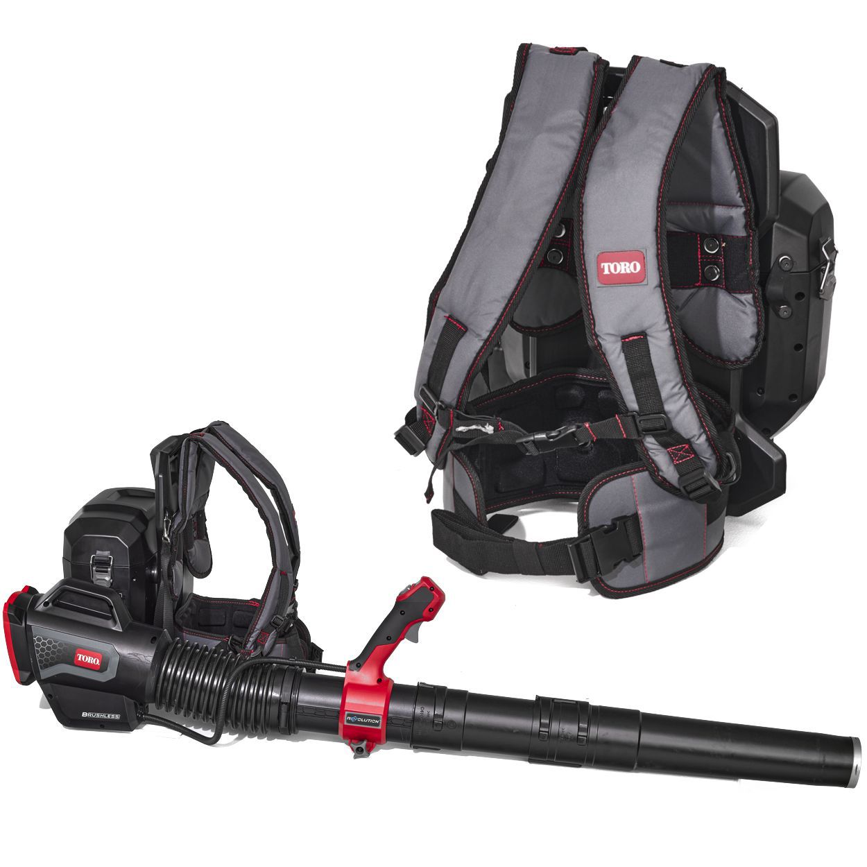 Produktbild Toro Akku Laubbläser Max Revolution inkl. Rückentragesystem - Rückansicht bild 2