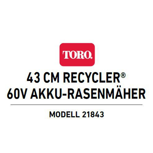 Produktbild Toro Rasenmäher 43 cm Akku Recycler Flex Force Power System 60 V bild 2