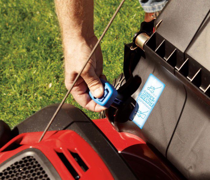 Produktbild Toro Benzin Rasenmäher mit Recycler 55cm Breite selbstfahrend - Fangkorb bild 6