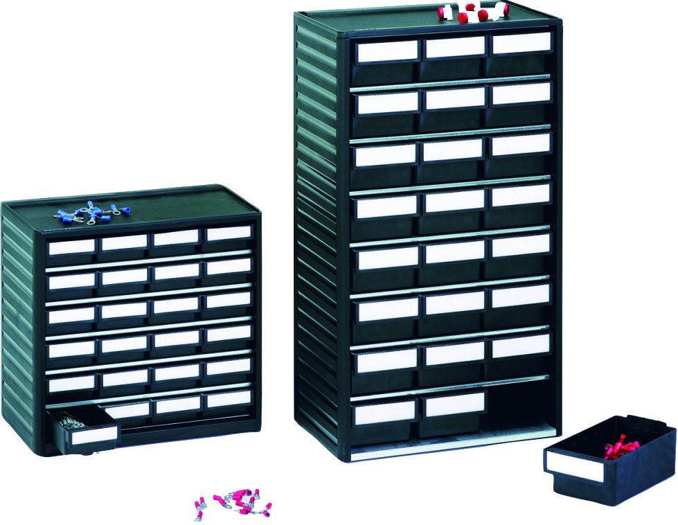Produktbild Treston ESD-Kleinteilemagazin T180xB310xH550mm, 24xGr.2