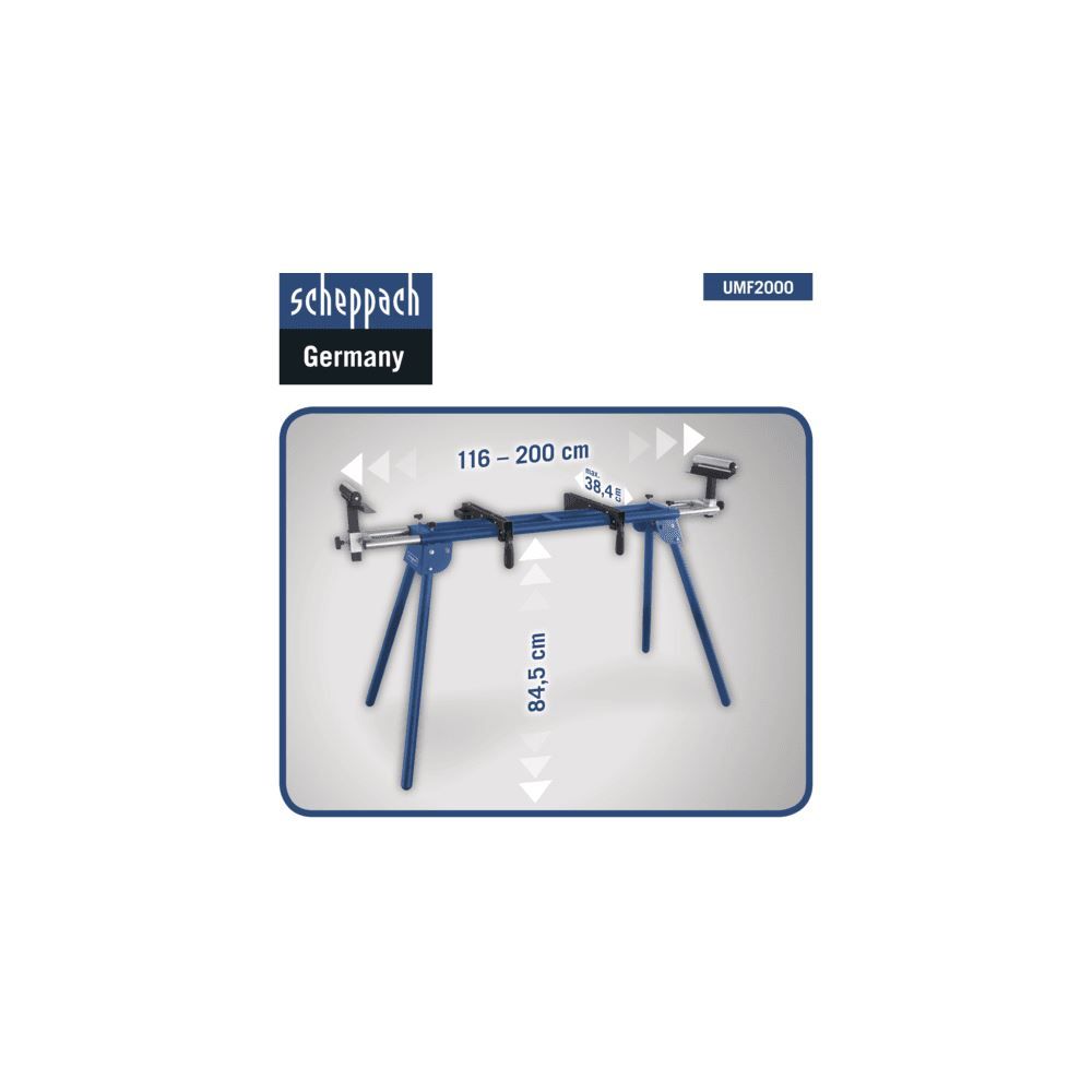 Produktbild SCHEPPACH Maschinenuntergestell Arbeitstisch UMF2000 bild 3