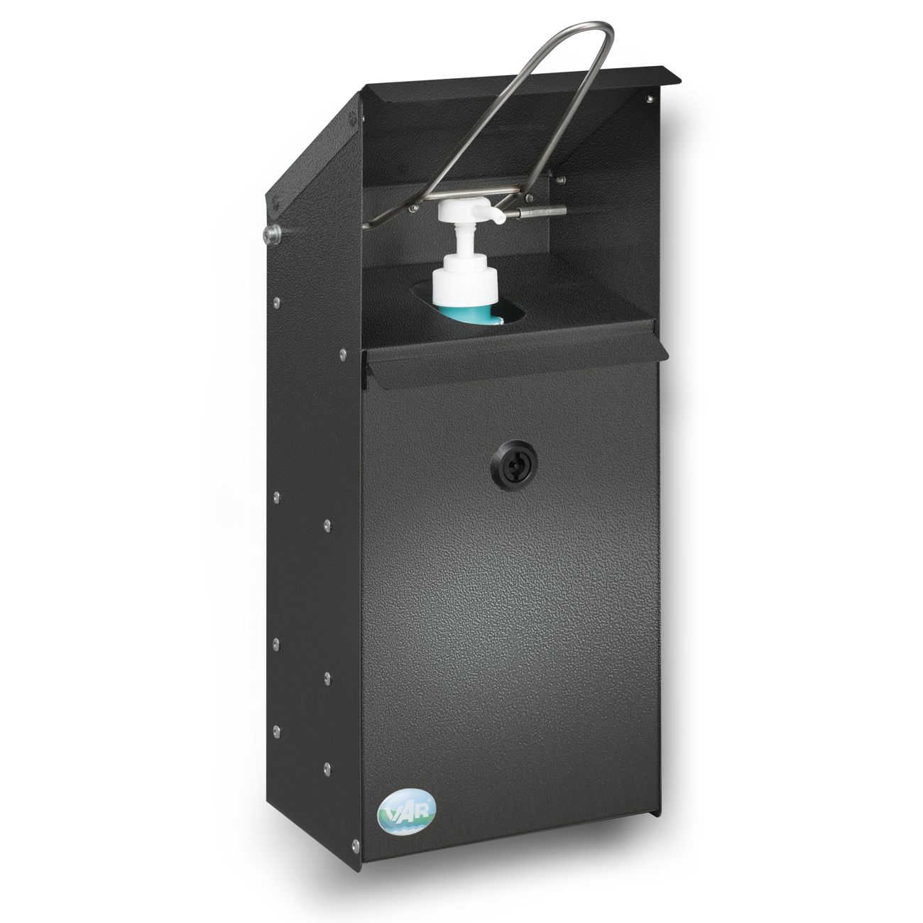 Produktbild Var Desinfektionsmittelspender HDS 41 antik silber Handdesinfektionsspender