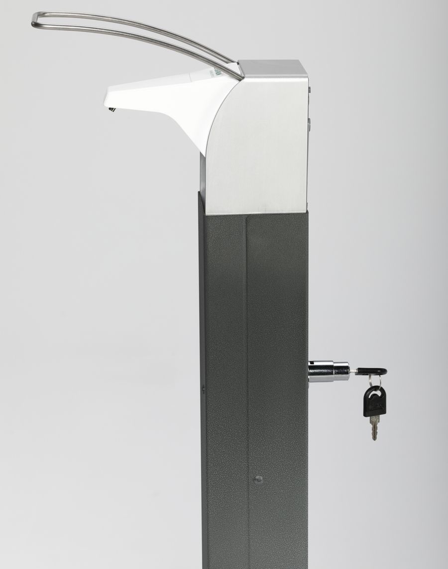 Produktbild Var Desinfektionsmittelspender HDS 105 antik silber Handdesinfektionsspender Details bild 3