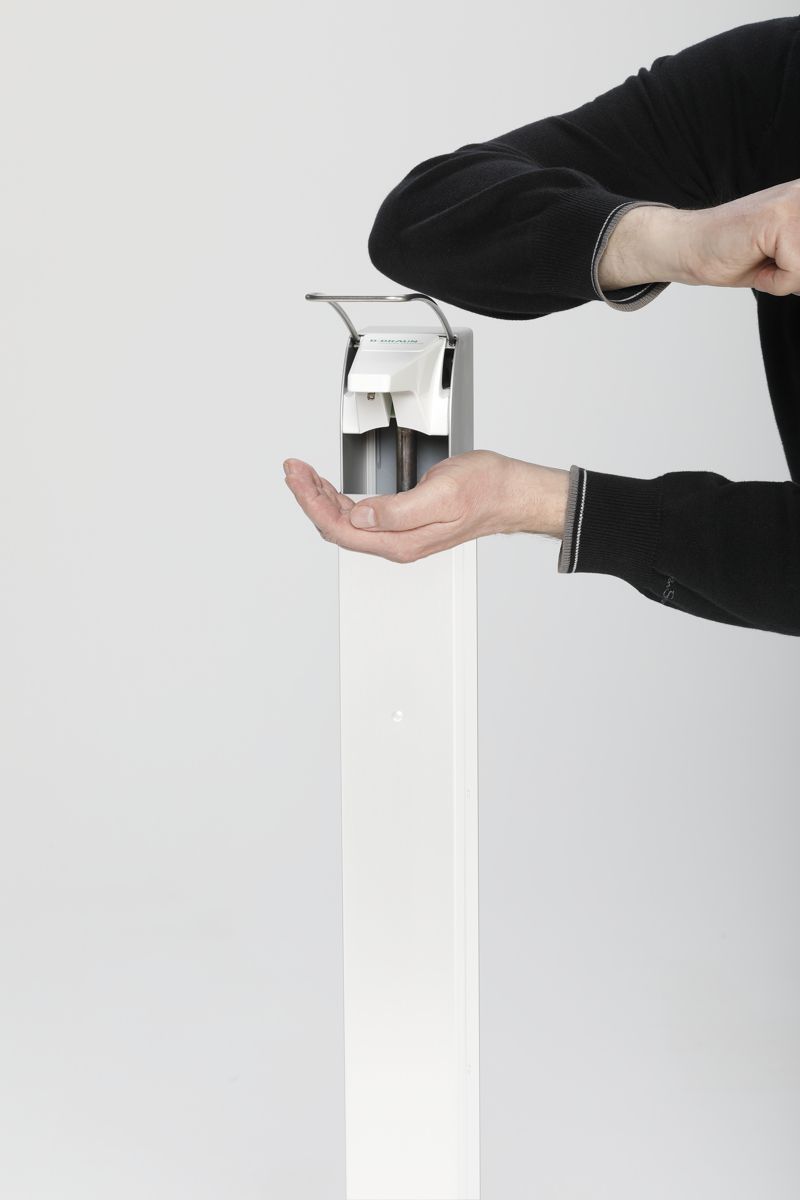 Produktbild Var Desinfektionsmittelspender HDS 105 weiß Handdesinfektionsspender Details bild 2