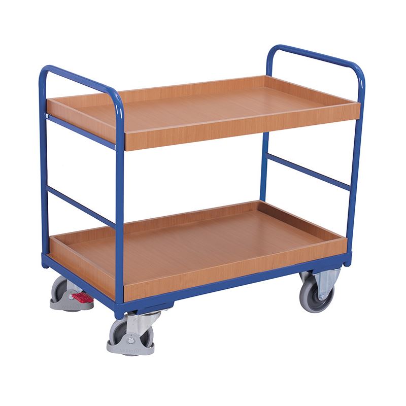 Produktbild Variofit Etagenwagen niedrig RAL 5010 1260 x 800 x 990 mm