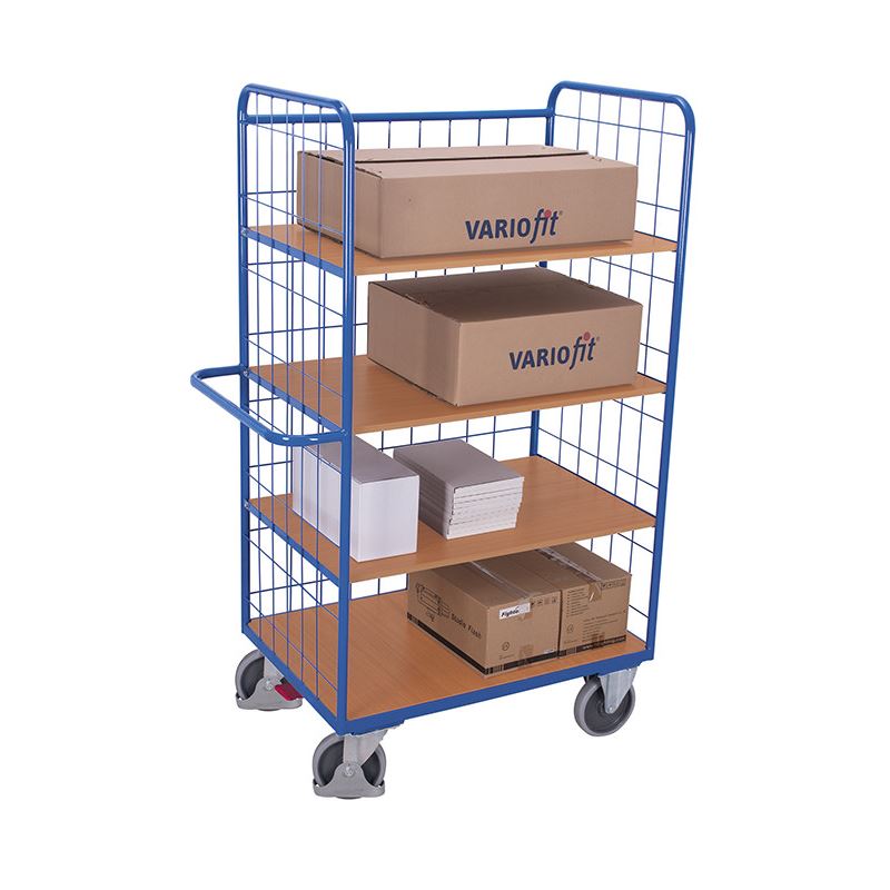 Produktbild Variofit Etagenwagen klappbaren Etagenböden 1400 x 800 x 1890 mm