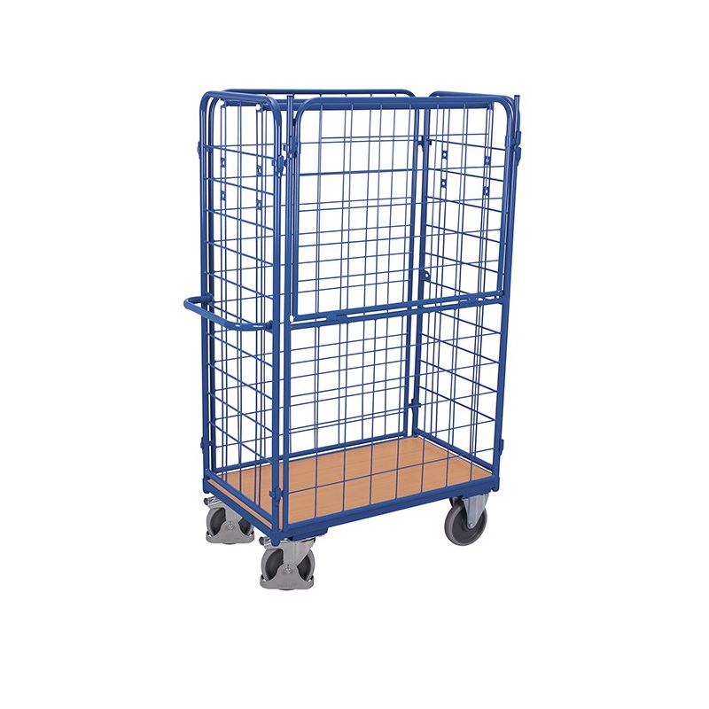 Produktbild Variofit Längswand hoch halb abklappbar 1095x1525mm blau bild 2