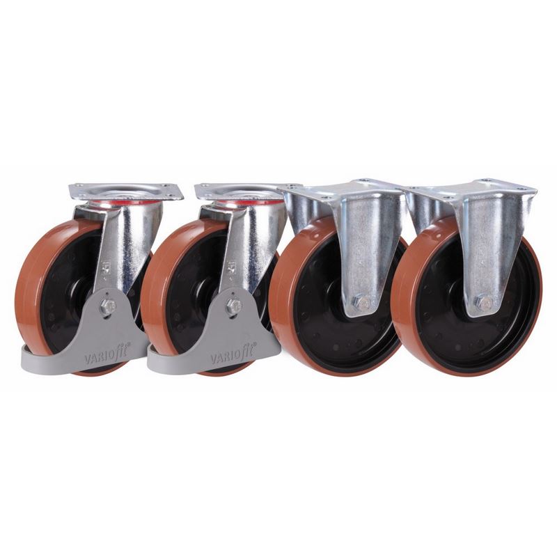 Produktbild Variofit Polyurethanräder 96° Shore Satz Durchmesser 200mm