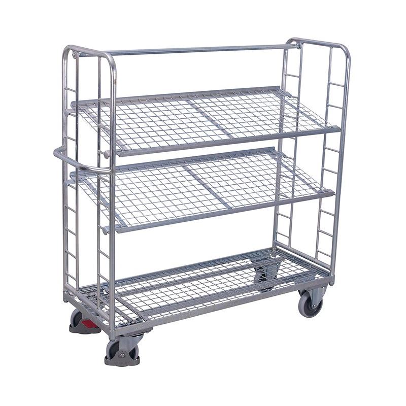 Produktbild Variofit Etagenwagen 1510x550x1535mm mit 3 Drahtgitterböden verzinkt