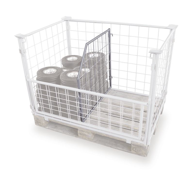 Produktbild Variofit Palettenaufsatz Trenngitter schräg verzinkt 750x500/1000mm