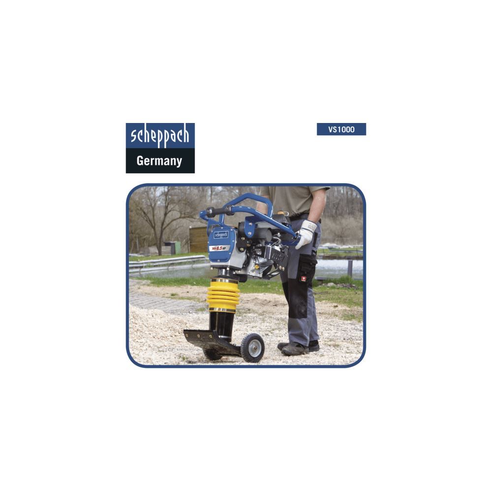 Produktbild SCHEPPACH Vibrationsstampfer VS1000 6.5PS 166ccm bild 5