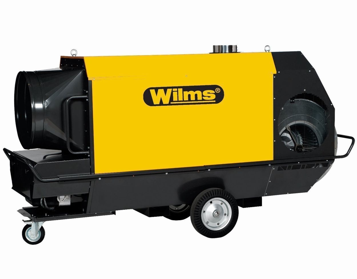 Produktbild Wilms mobile Heizzentrale HT 200 radial mit Abgasführung