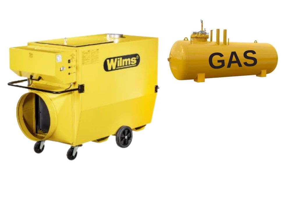 Produktbild Wilms Heissluftturbine BV 535 mit Abgasführung Gas