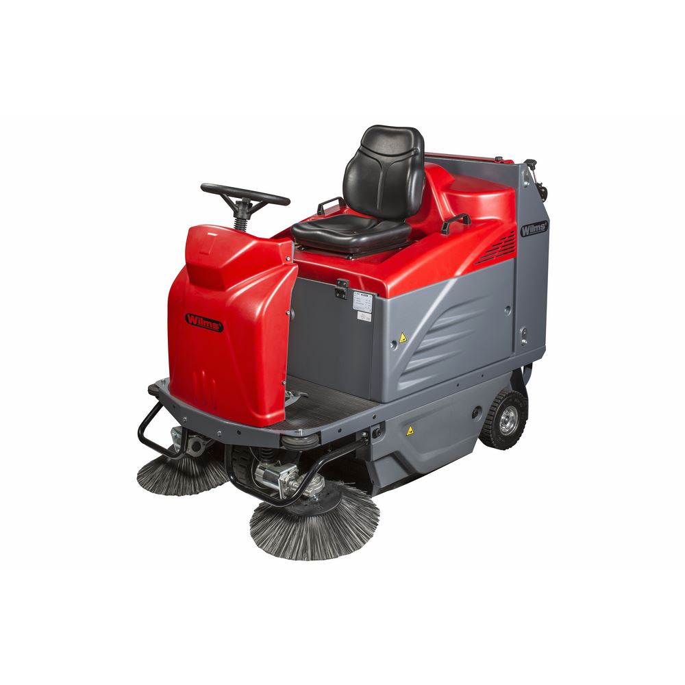 Produktbild WILMS Kehrsaugmaschinen KS 1280 E mit 2 Seitenbesen ohne Batterie u. Ladegerät