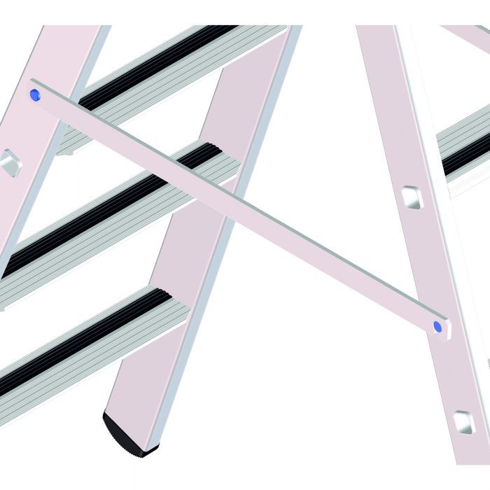 Produktbild ZARGES Starre Verbindung bis 12 Stufen, incl. Montage