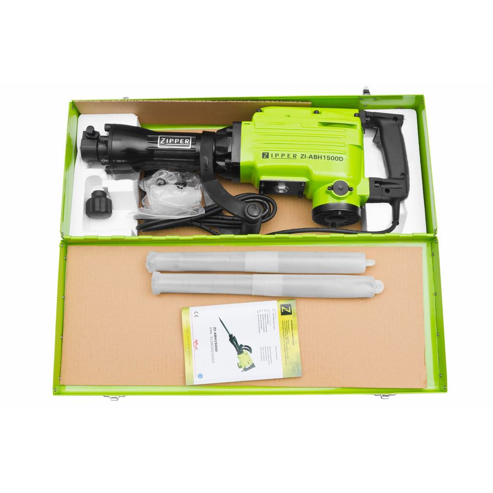 Produktbild ZIPPER Abbruchhammer ZI-ABH1500D Einschlagstärke bis 45 Joule 30mm Sechskant Aufnahme bild 3