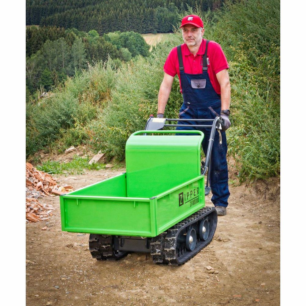 Produktbild ZIPPER Miniraupendumper ZI-MD300 Minitransporter manuelle Kippfunktion bild 3