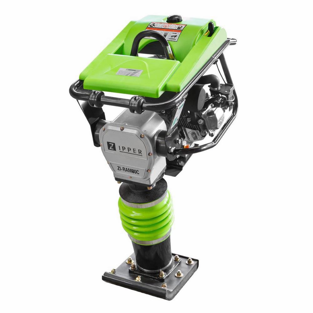Produktbild ZIPPER Vibrationsstampfer ZI-RAM80C inkl. Fahrwerk und Reversierstarter