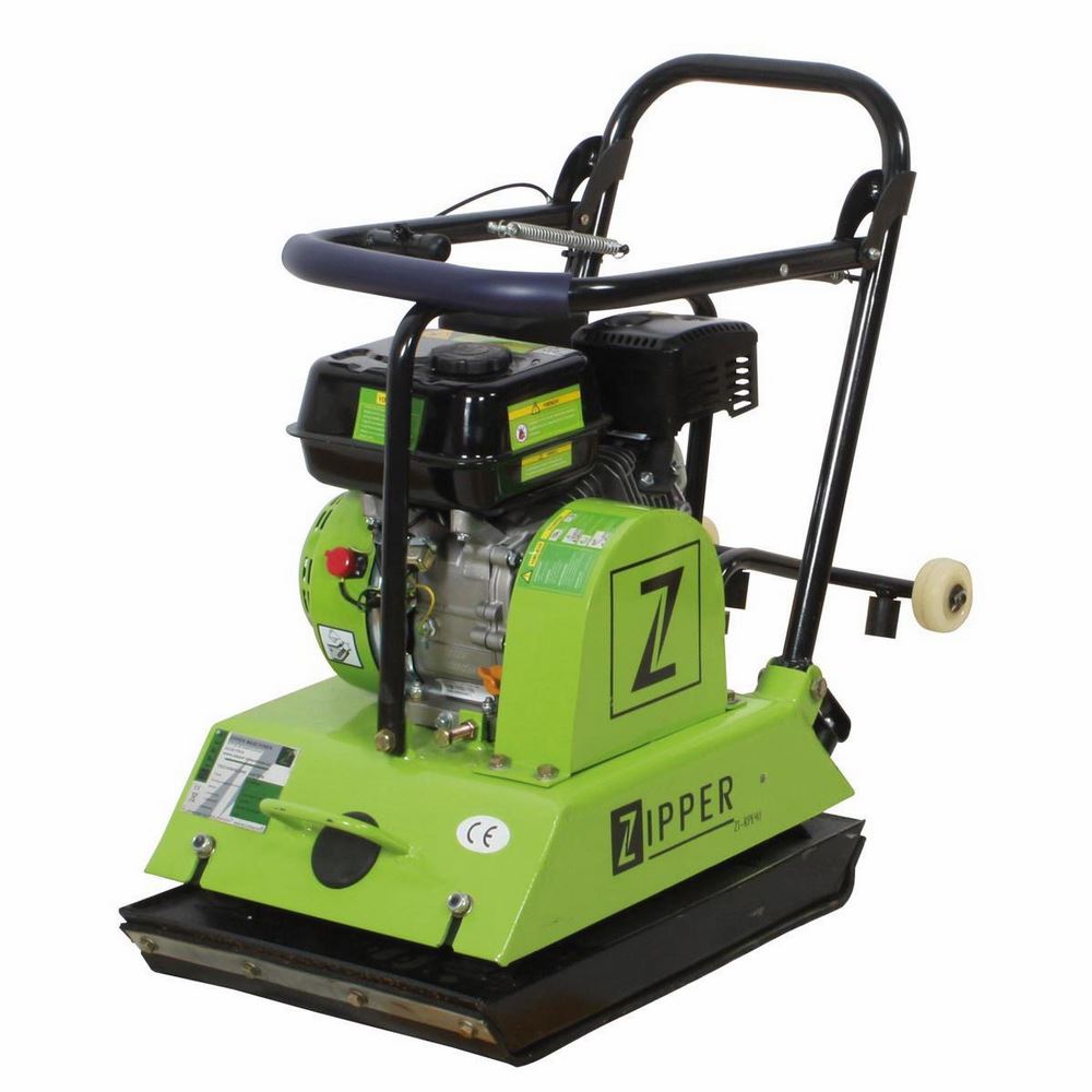 Produktbild ZIPPER Rüttelplatte ZI-RPE90 inkl. transparenter Gummimatte für Pflasterarbeiten bild 4