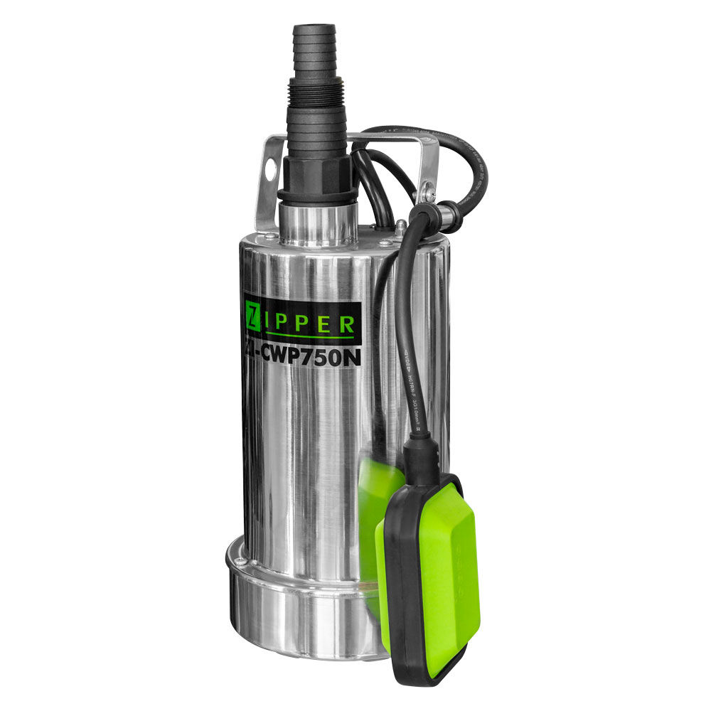 Produktbild Zipper Klarwasserpumpe Tauchpumpe ZI-CWP750N flachansaugend 750W