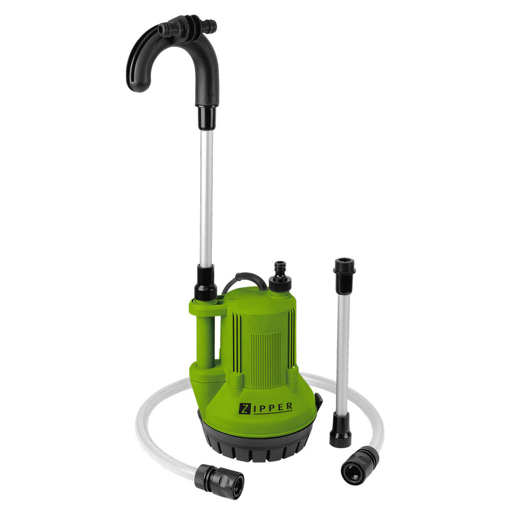 Produktbild Zipper Regentonnenpumpe ZI-RTP350 flachabsaugend 350 Watt