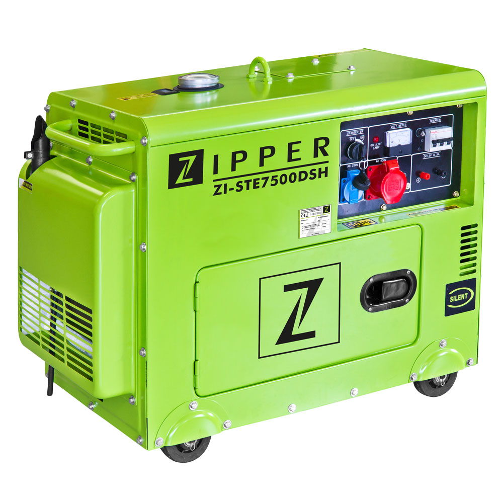 Produktbild Zipper Stromerzeuger Diesel ZI-STE7500DSH max 6500 Watt 418ccm
