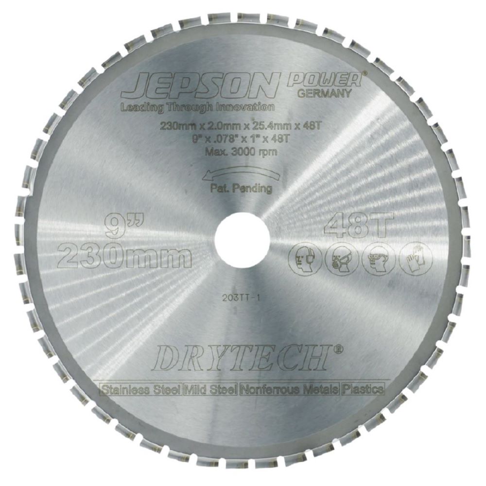 Produktbild JEPSON Drytech HM-Sägeblatt Durchmesser 230 mm 60 Zähne für Aluminium