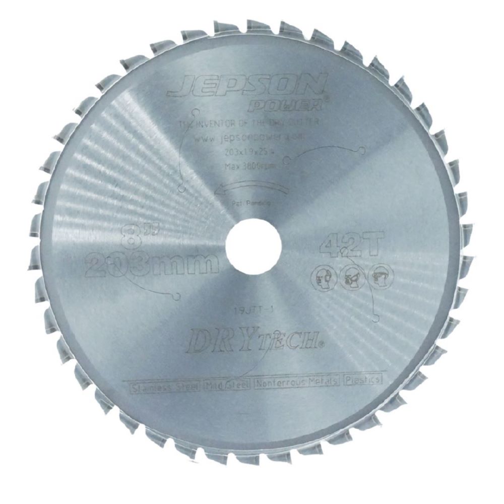 Produktbild JEPSON Drytech HM-Sägeblatt Durchmesser 203 mm 42 Zähne für Inox