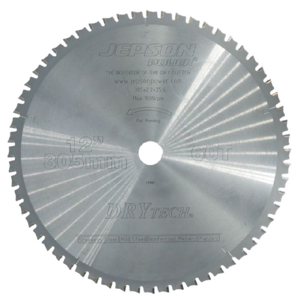 Produktbild JEPSON Drytech HM-Sägeblatt Durchmesser 305 mm Zähne 60 für Stahl und Inox