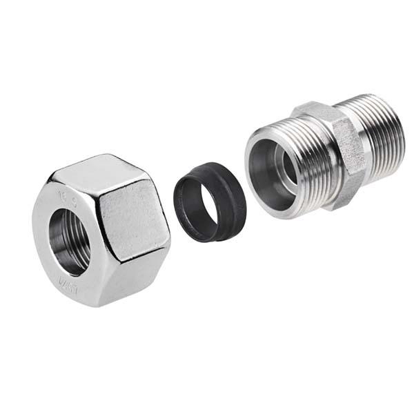 Produktbild KÄRCHER Verbindungsstück Rohr/HD-Schlauch, Edelstahl (Ermeto)