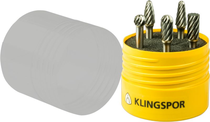 Produktbild Klingspor HF100INOX Fräser / Set, 9,6 x 6 mm Spezialverzahnung Inox