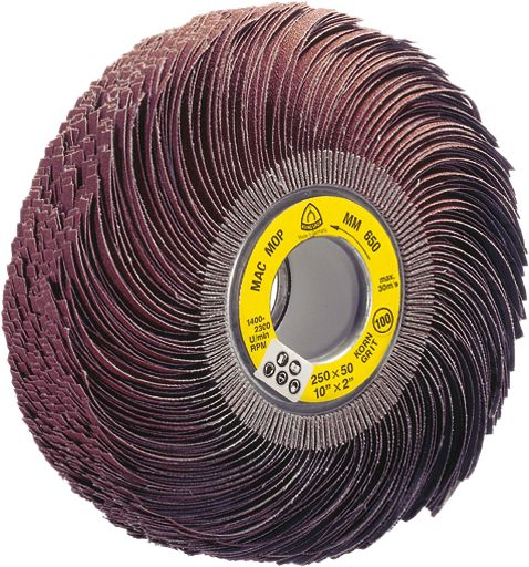 Produktbild Klingspor MM 650 Schleifmopräder LS 309 JF, 250 x 100 mm Korn 80