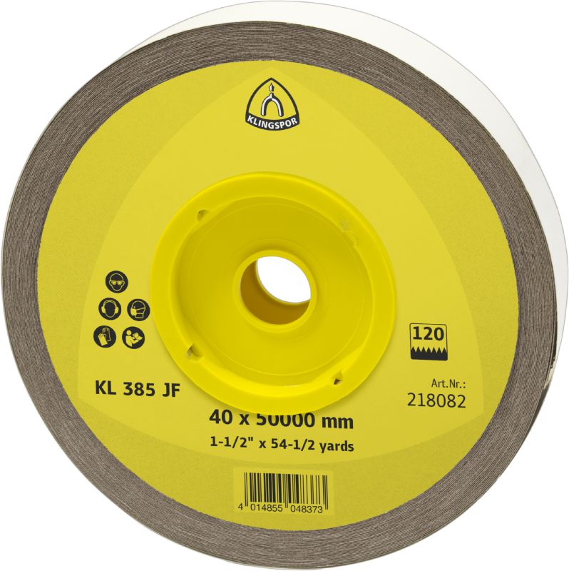 Produktbild Klingspor KL 385 JF Rollen, 25 x 50000 mm Korn 100