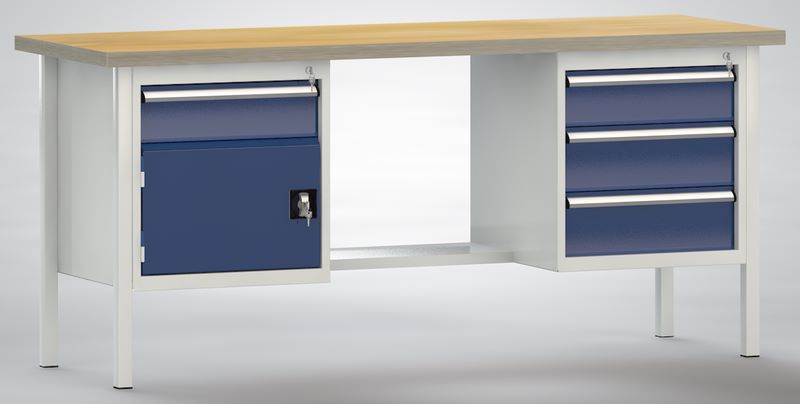 Produktbild KLW Ergo Standard Werkbank Flächenbelastbarkeit 1000 kg 2000 x 700 x 900 mm