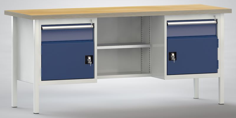 Produktbild KLW Ergo Standard Werkbank 2 Gehäuse 2000 x 700 x 900 mm