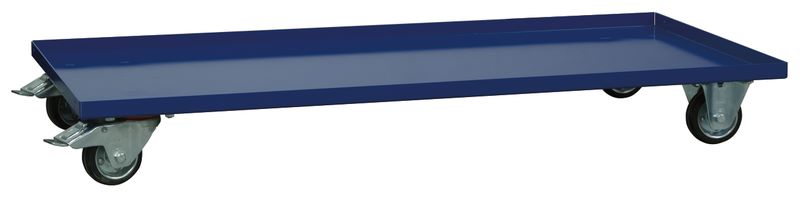 Produktbild KLW Fahrgestell für Werkzeugschrank 2 Lenkrollen mit 2 Bockrollen