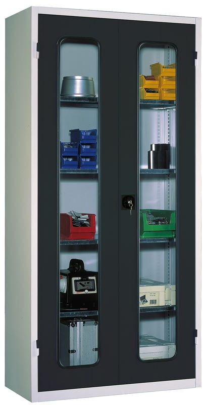 Produktbild KLW Ordnungsschrank 1950 x 950 x 430 mm Türen mit Acrylglasscheiben