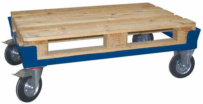 Produktbild KLW Paletten-Fahrgestell in robuster Ausführung Ladefläche 1200 x 800 mm