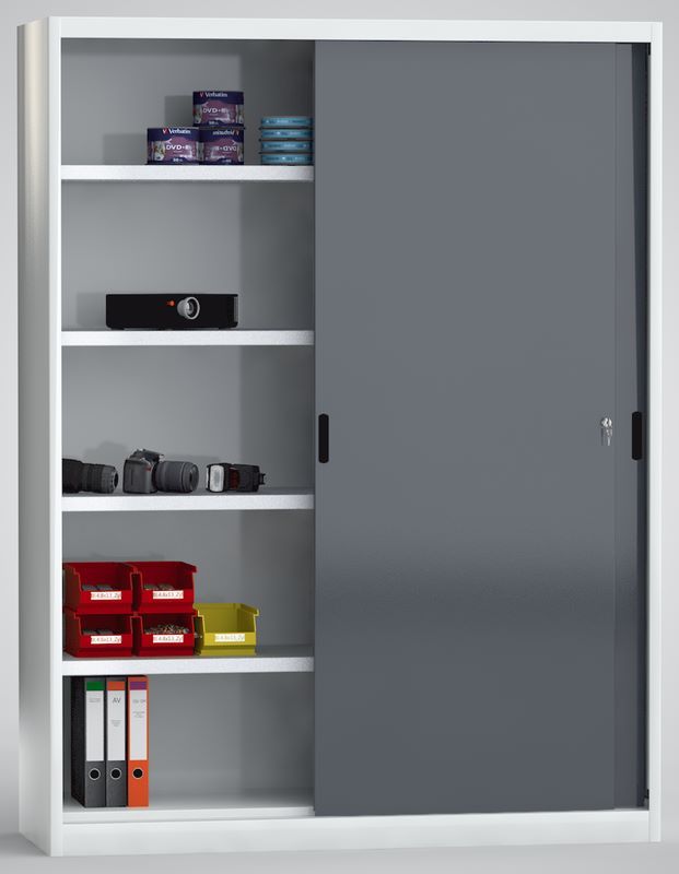 Produktbild KLW Schiebetürenschrank Höhe 2000 mm Breite 1500 mm Tiefe 525 mm