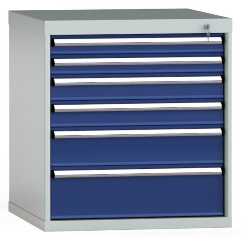 Produktbild KLW Schubladenschrank 800 x 725 x 750 mm 6 Schubladen