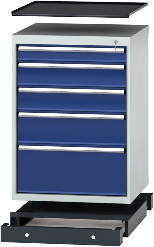 Produktbild KLW Schubladenschrank 1000 x 725 x 750 mm 5 Schubladen bild 2