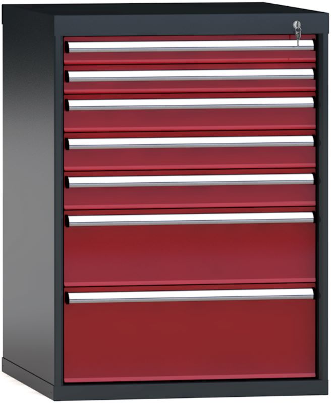 Produktbild KLW Schubladenschrank 7 Schubladen 1000 x 725 x 750 mm bild 2